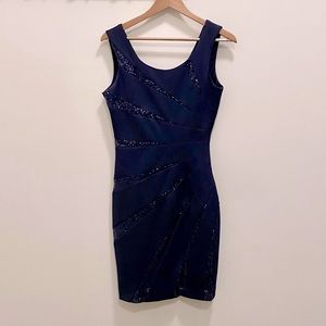 Guess Sheath Dress with Sequin Starburst Detail